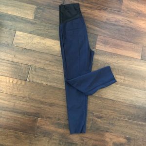 LOFT Navy Straight Leg Maternity Pants, 8